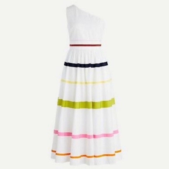 J. Crew Dresses & Skirts - 𝅺J. Crew One Shoulder Dress NWT